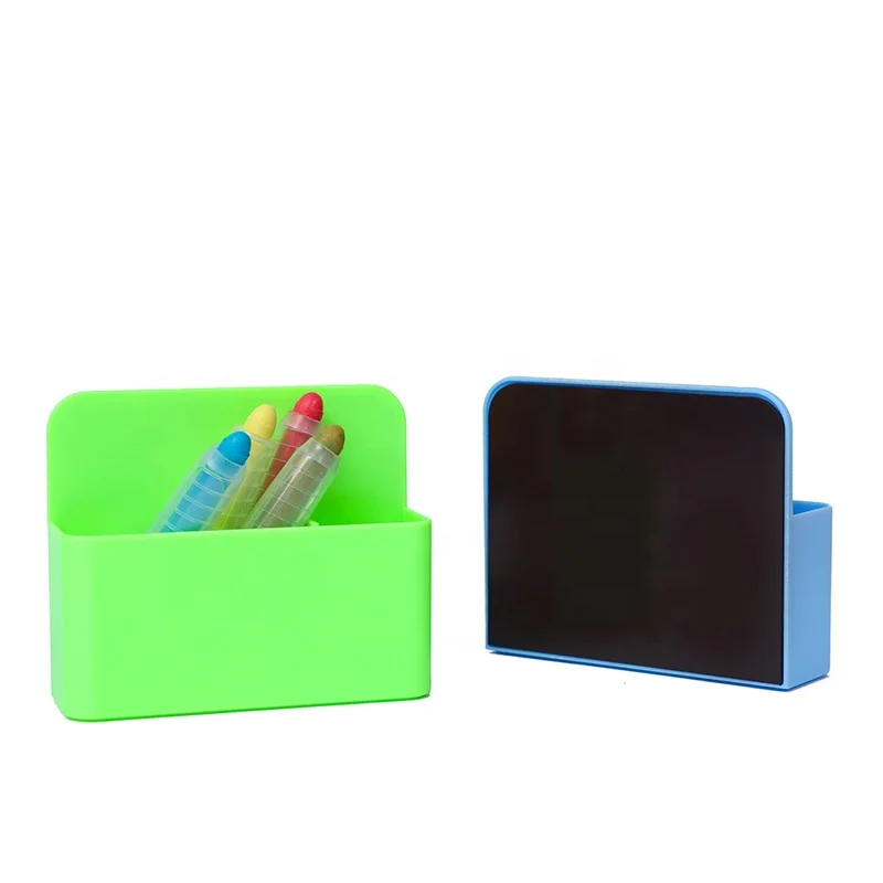 Wholesale High Quality Magnetic Pen Holder Plastic Stationery Pen Stand  For School Office Home Use