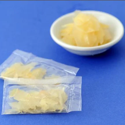 Instant convenience food with sushi 5g package White and Pink Pickled Sushi Ginger