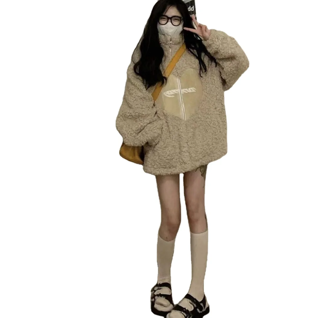 Luxury environmental protection imitation otter rabbit long fur fur coat women 2023 new mink fur coat factory direct sales.