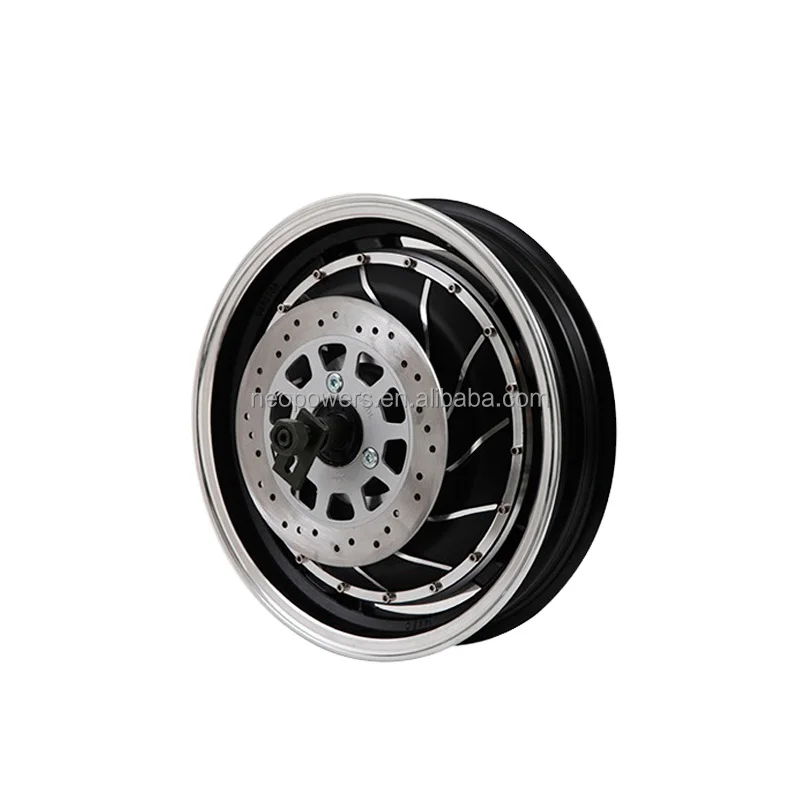 QS Motor 14 inch 273 72V(48V-96V) Electric Motorcycle In-Wheel Hub Motor(28H) 2000W V2 Type