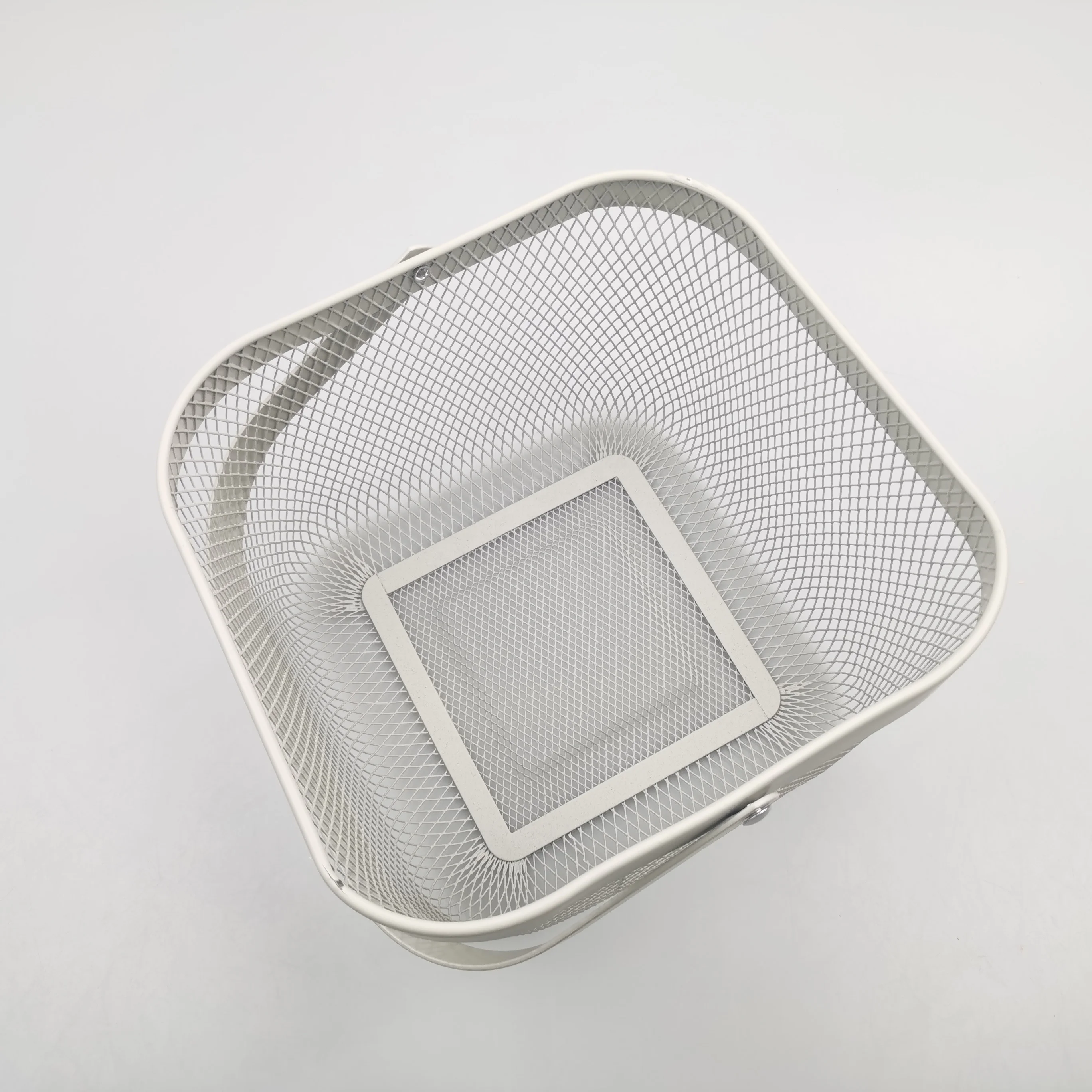 Mesh Steel Storage Organizer Basket with hanging Handle, Metal Wire Hanging Kitchen Baskets