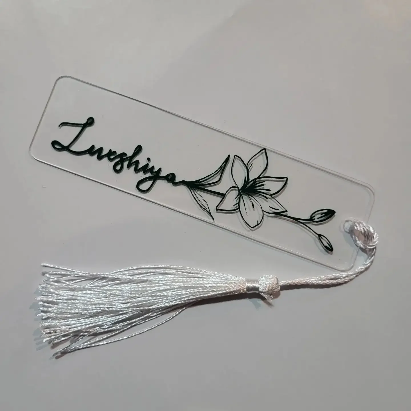 Custom-shaped Acrylic Bookmark with Tassel Insurance & Agriculture Gift Promotional Bookmarks in Paper & Plastic Material