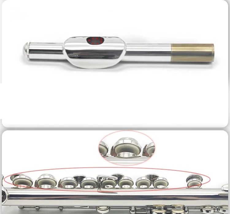 Accept OEM Cheap 16 holes Cupronickel Nickel Piccolo Flute JYPC202N
