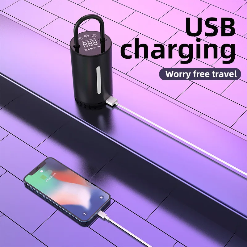 2021 Portable Car Air Compressor 12V 150W Digital Tire Inflator Pump With LED Display