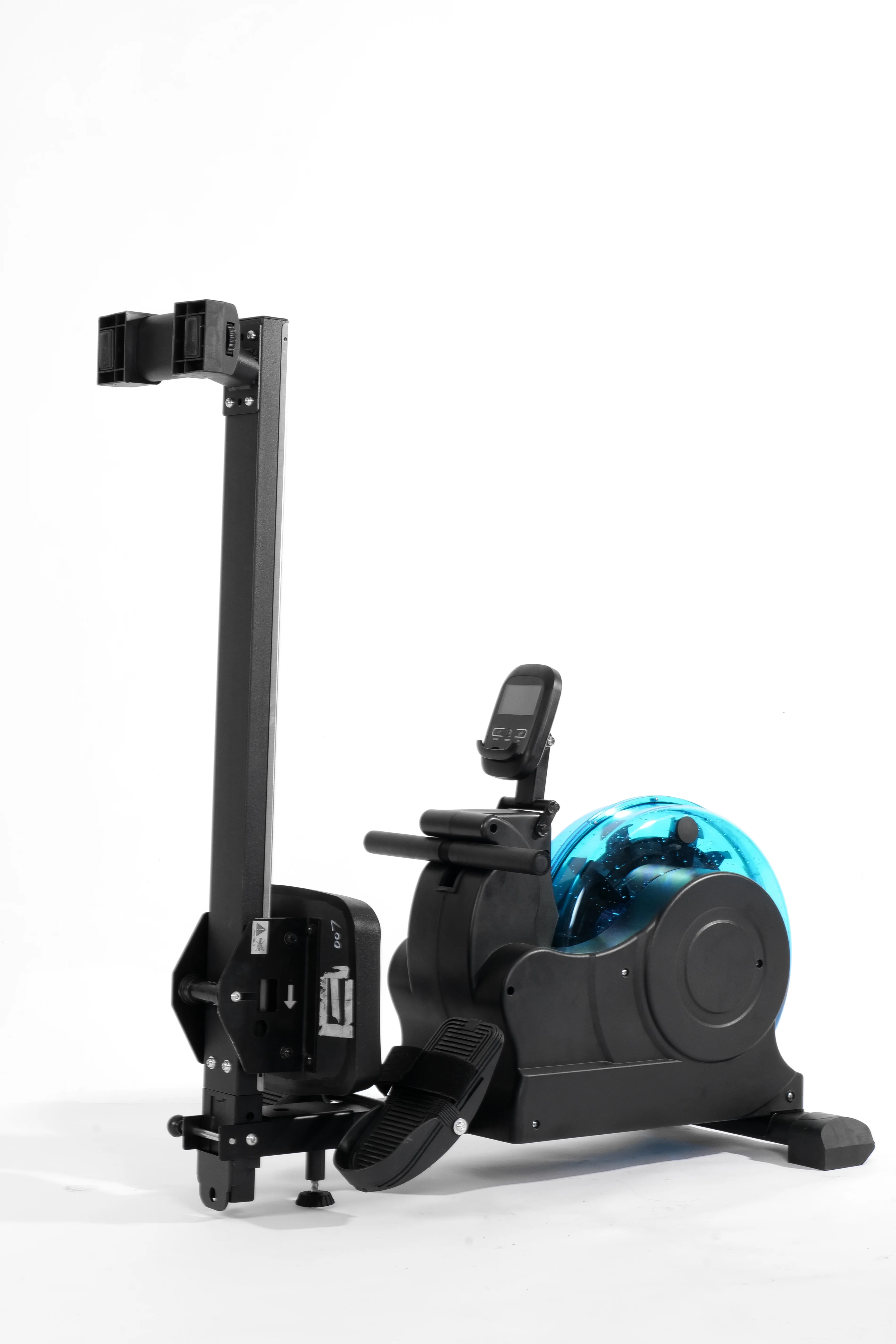 Water Rowing Machine Water Rower with LCD Monitor Water Resistance for Home gym indoor Use 120KGS capacity