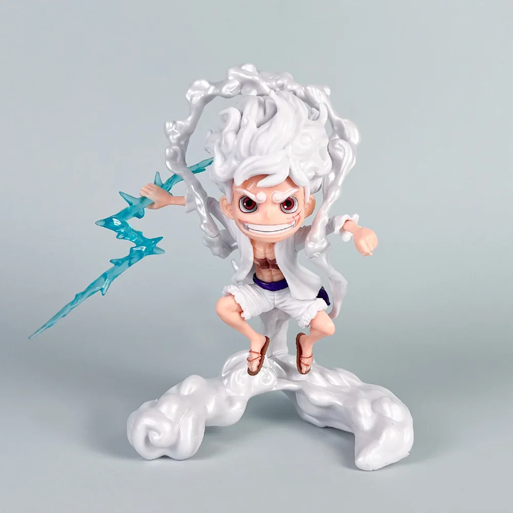 Hot Sale One Pieces action figure SD Nika Luffy Gear 5 fruit awakening model Luffy statue collectible toys