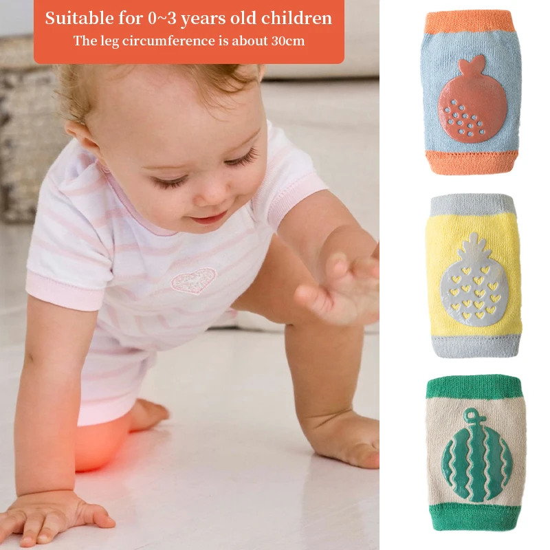 Unisex Knitting Cotton Anti Slip Baby Crawling Knee Pads For Knee Protector Toddler Kids baby Knee pad Protector Soft