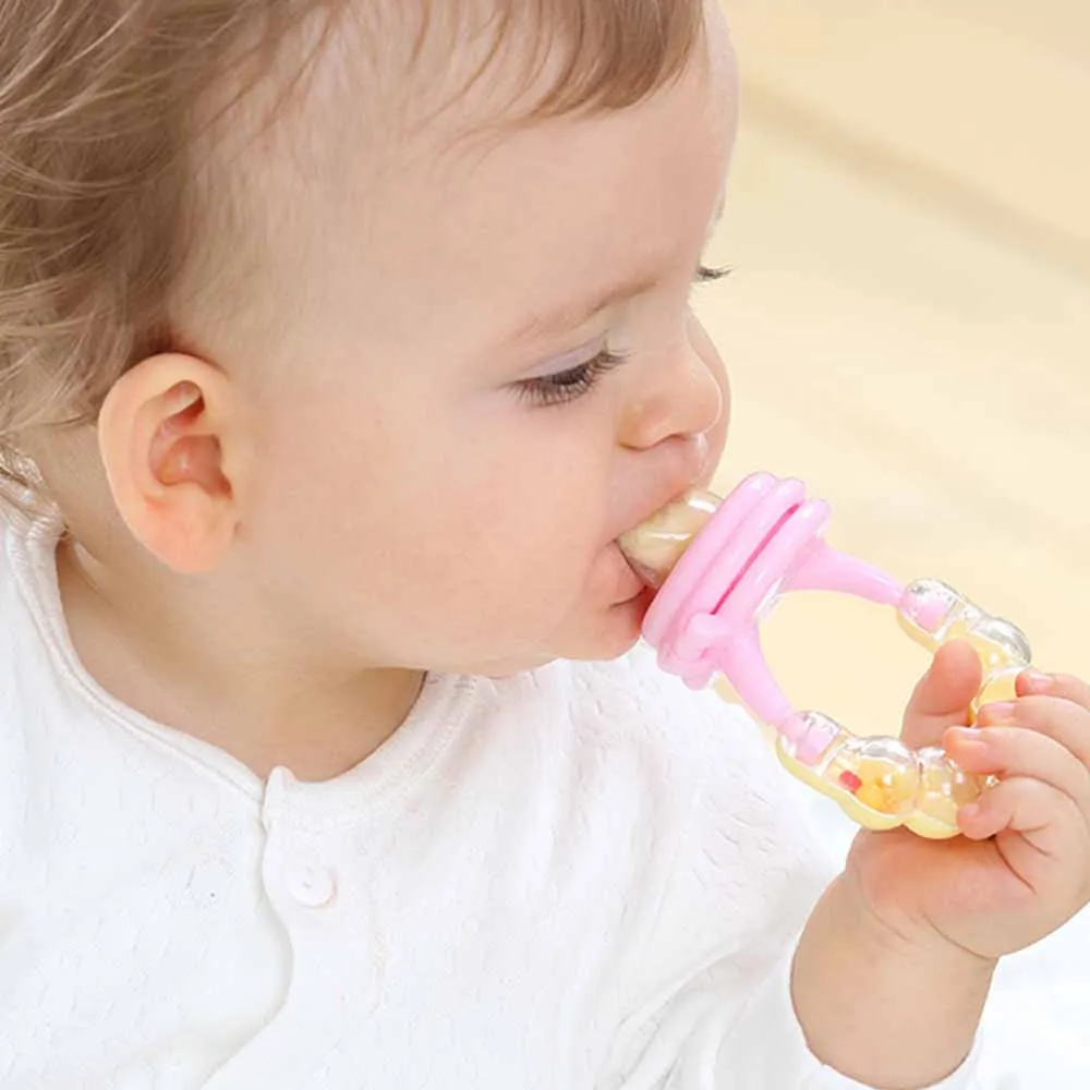 Cheap wholesale baby toy silicone baby fruit feeder pacifier