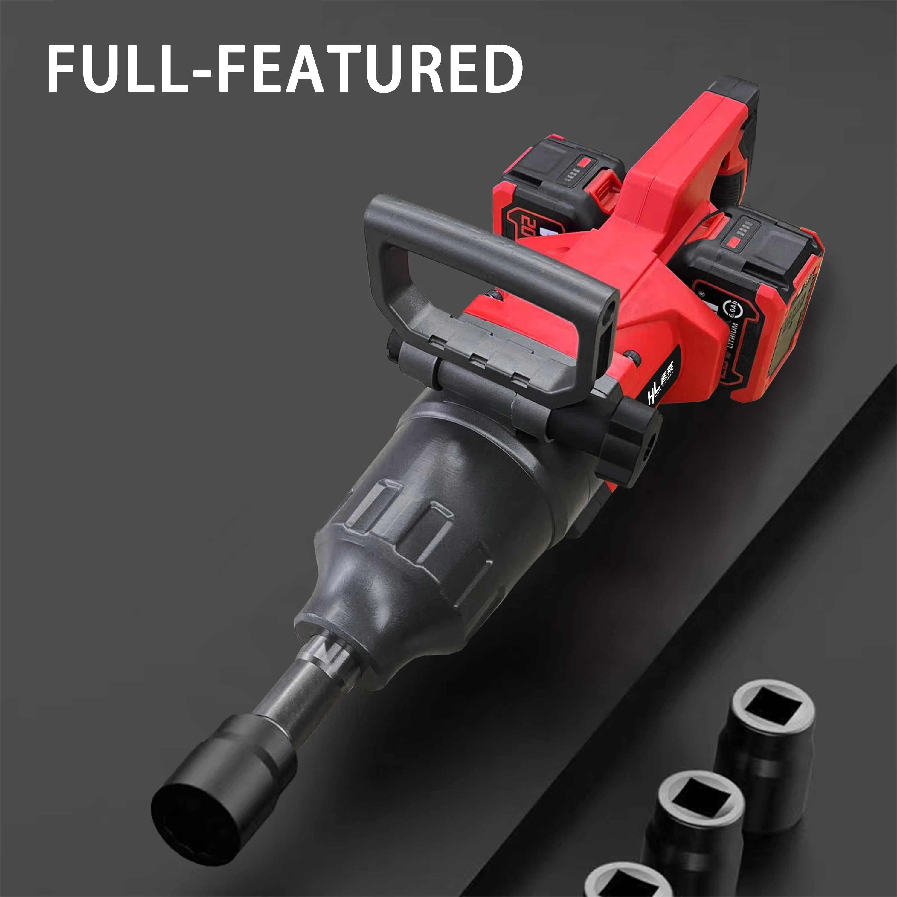 HL Super heavy-duty 1 inch power brushless impact wrench 4000nm 1600w battery high torque 42V cordless