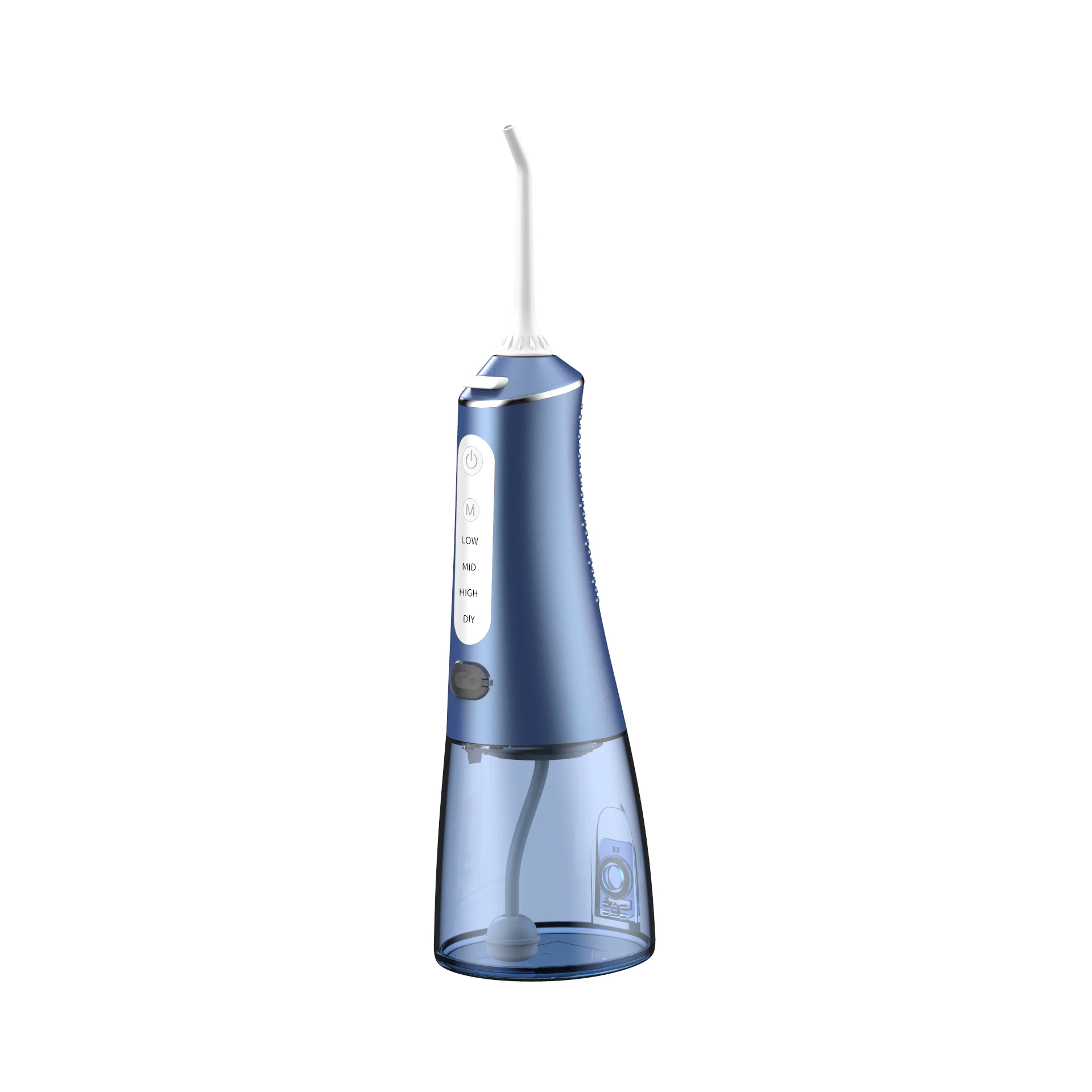  Professional Cordless Dental Spa Product Ipx7 Waterproof Ulstrasonic Portable Black Water Flosser Tooth