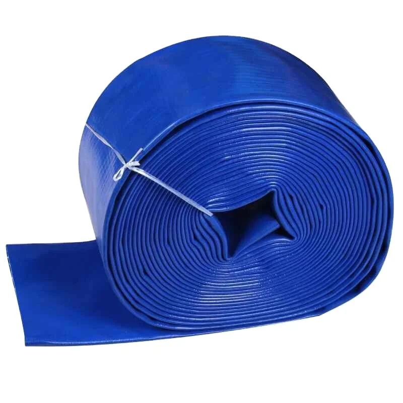  Swimming Pool Backwash Hose Heavy Duty Reinforced Blue PVC Flat Lay Agricultural