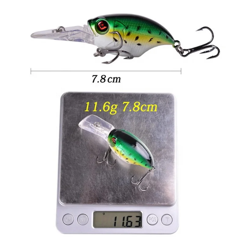 Amazon 78mm 11.6g Wholesale Factory Make Fishing Plastic Fish Bait Japanese Style Hard Crankbait Lures