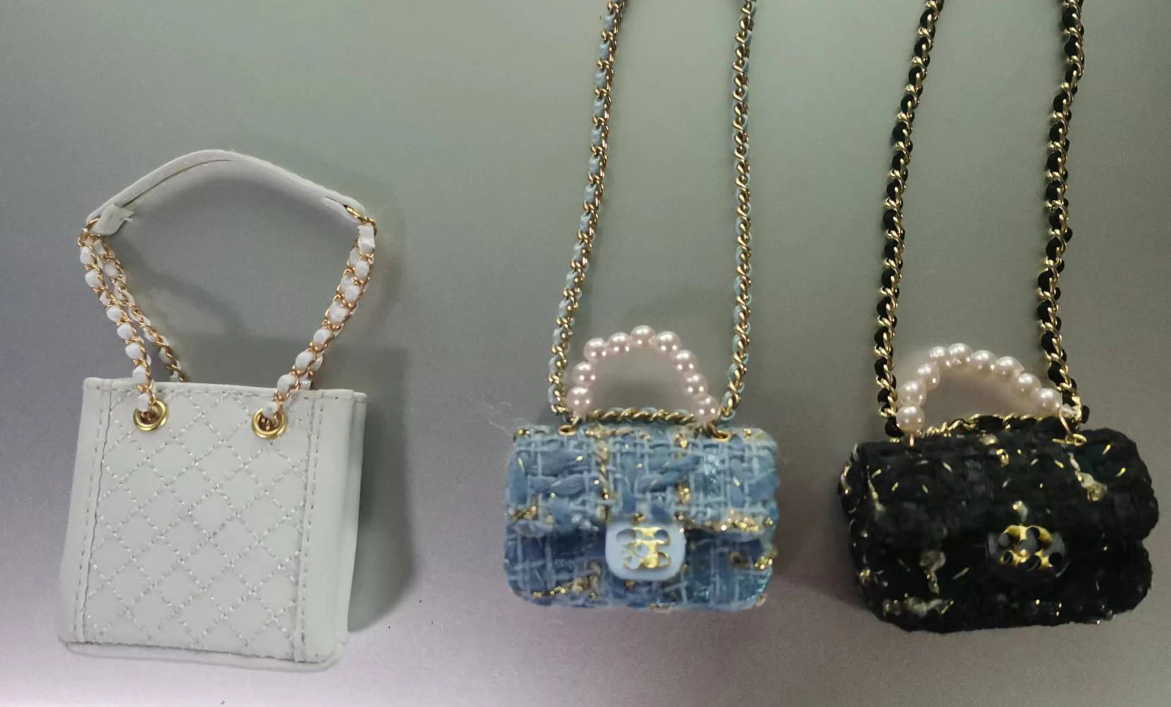 1:12 Dollhouse Miniature Luxury Back Bag/ OB11 Bag Purse D205