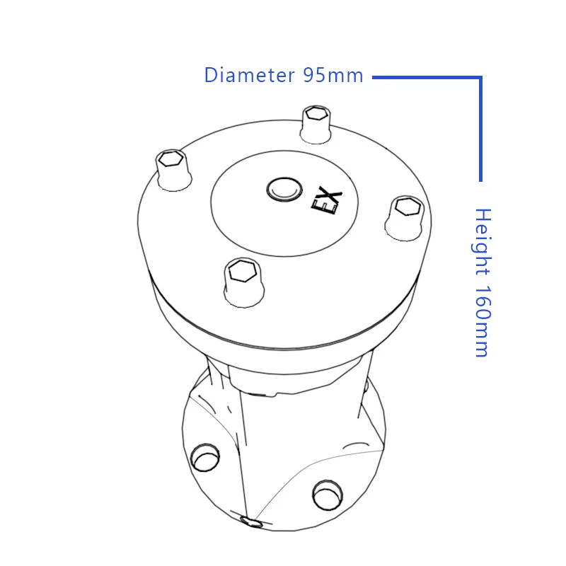 High quality pneumatic percussion forged KYL-QCAH/SK/ZC/SX aluminum alloy air hammer durable