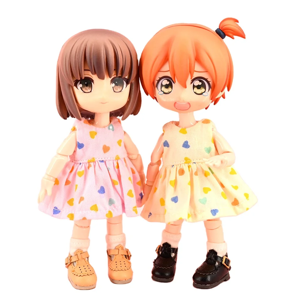 Кукольная обувь на заказ несколько нарядов парные 1/12 Ob11 Модная Кукла различные стили цвета модное Кукольное платье шарнирная одежда