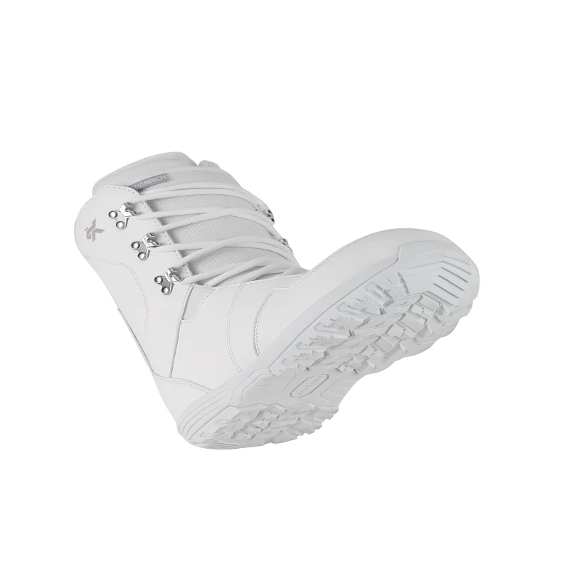 Leather high quality adult men snowboarding boot ski shoes direct selling unisex women waterproof snowboarding ski outfit shoes