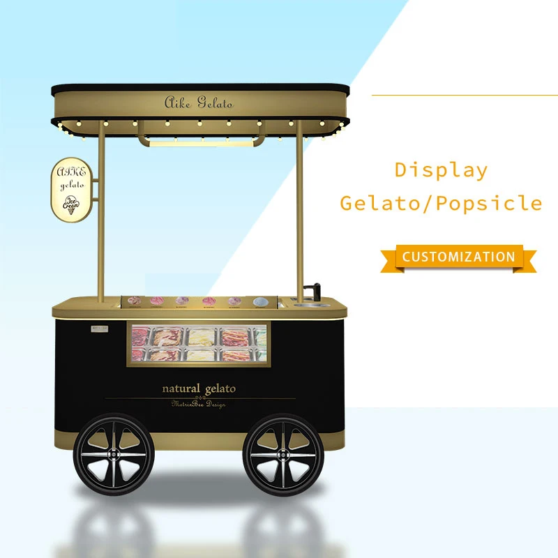 Мобильная тележка для мороженого gelato/тележка из фруктового льда еды грузовик продажи Ганы