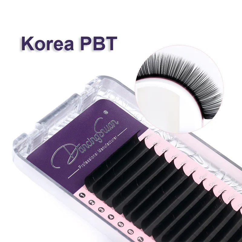 Classic 0.20 Mink Silk Lashes Lash Trays Individual d curl Eyelash Extensions