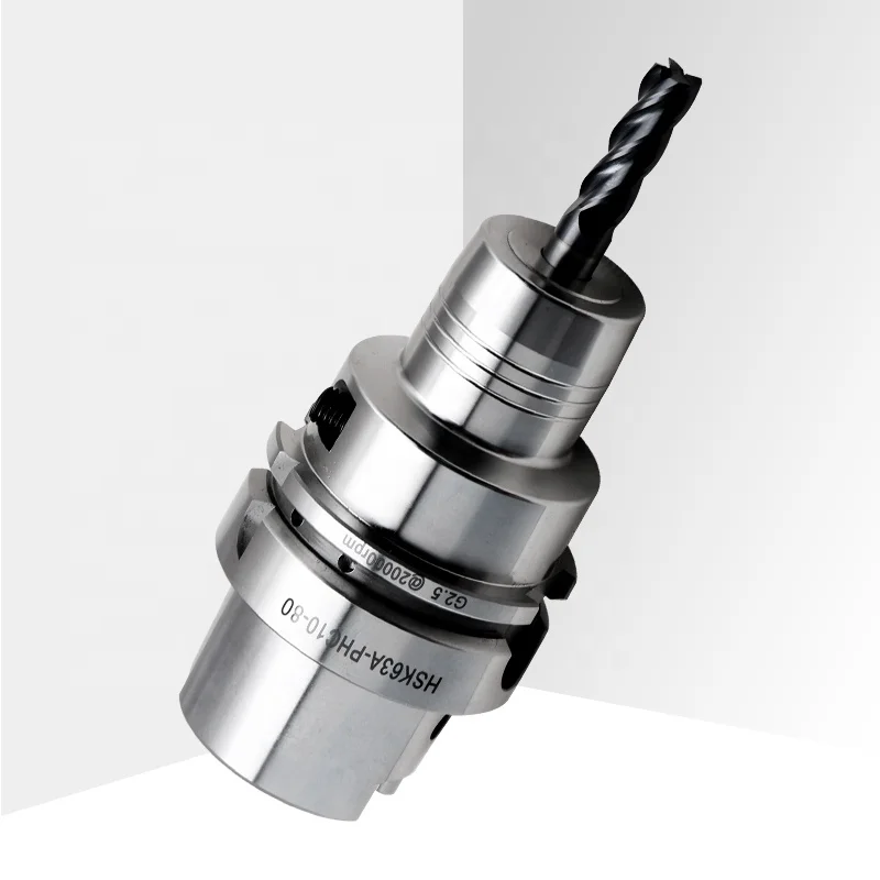 Good price HSK PHC  hydraulic chuck 40CrNiMo Material HSK63A-PHC06  tool holder shank