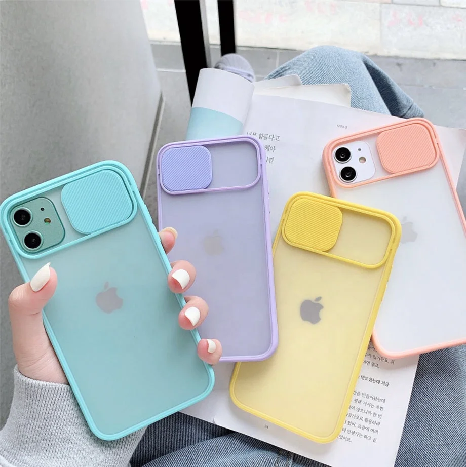 2021 Color Candy Soft Back Cover Cell Phone Case Camera Lens Protection Phone Case on For iPhone 13 12 11 Pro Max 8 7 Plus XR SE