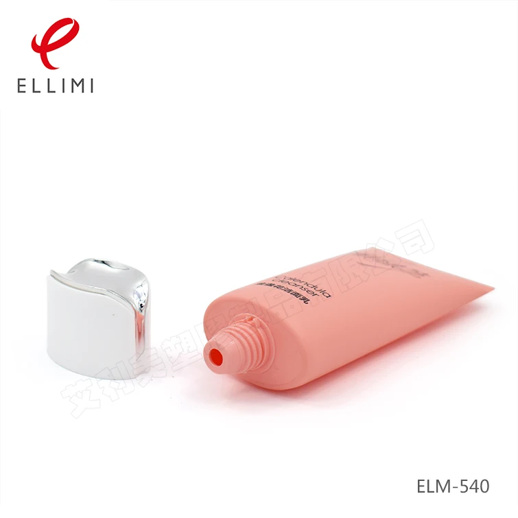40mm Lip-Shaped Flat Cap Tube for Cleanser and Body Care Packaging 70-180ml PE Aluminum Plastic Laminated Tube With 6mm Opening