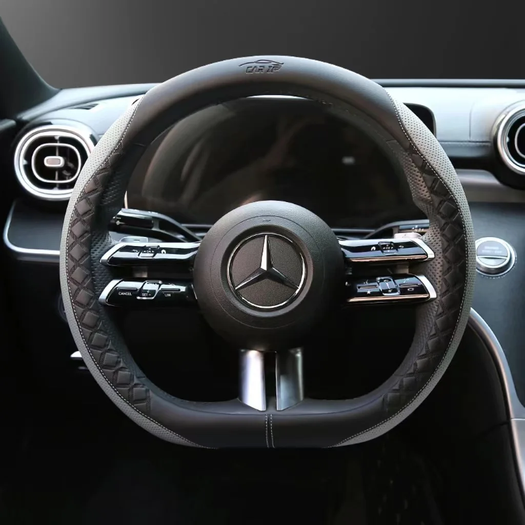 Ultra-Thin Four Seasons General Wear-Resistant Business Steering Wheel Cover Fit Car Interior Supplies