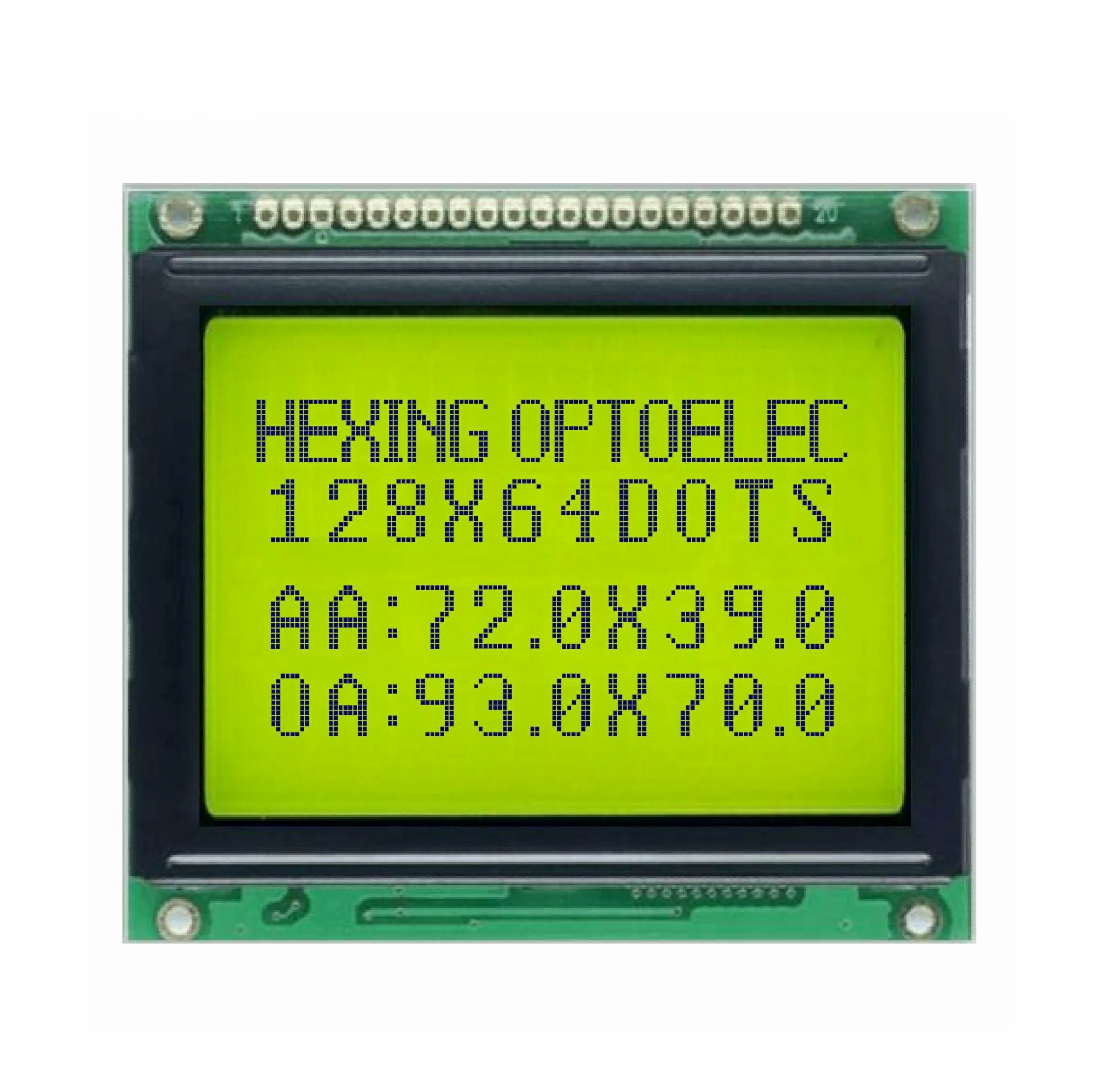 china factory production 128 x 64 dot matrix lcm lcd12864 backlit lcd module yellow green mode lcd12864 lcd display module 5v