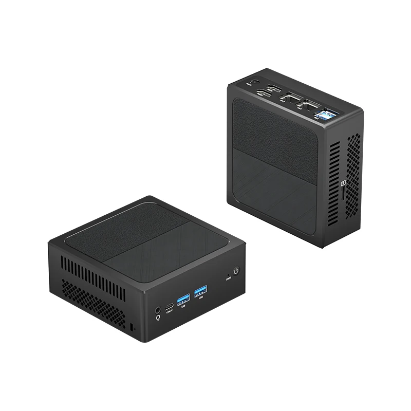 Desktop Mini PC Intel N100 Wind11Pro DDR5 256GB SSD Dual LAN Mini Computer 4K Triple Display Energy Efficient