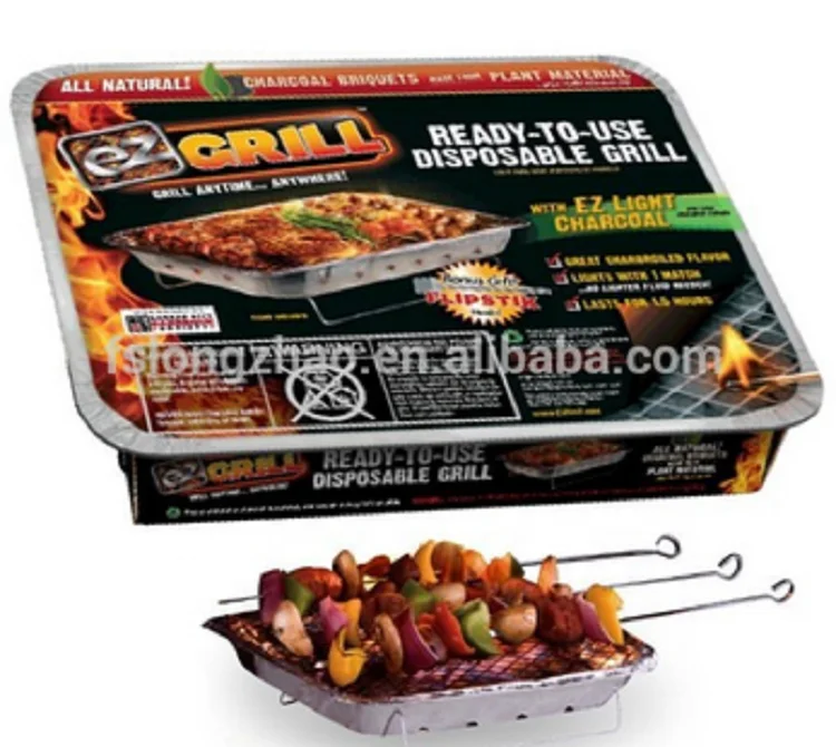 500g/600g/1000g Camping One Time Use Disposable Instant Grill