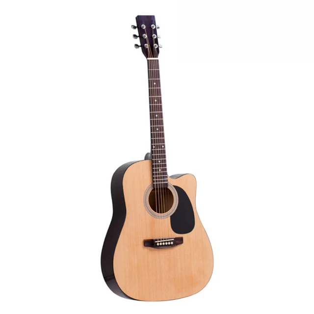 Сделано в Китае, высшее качество, дешевая ель, липа, 41 дюйм, народная гитара