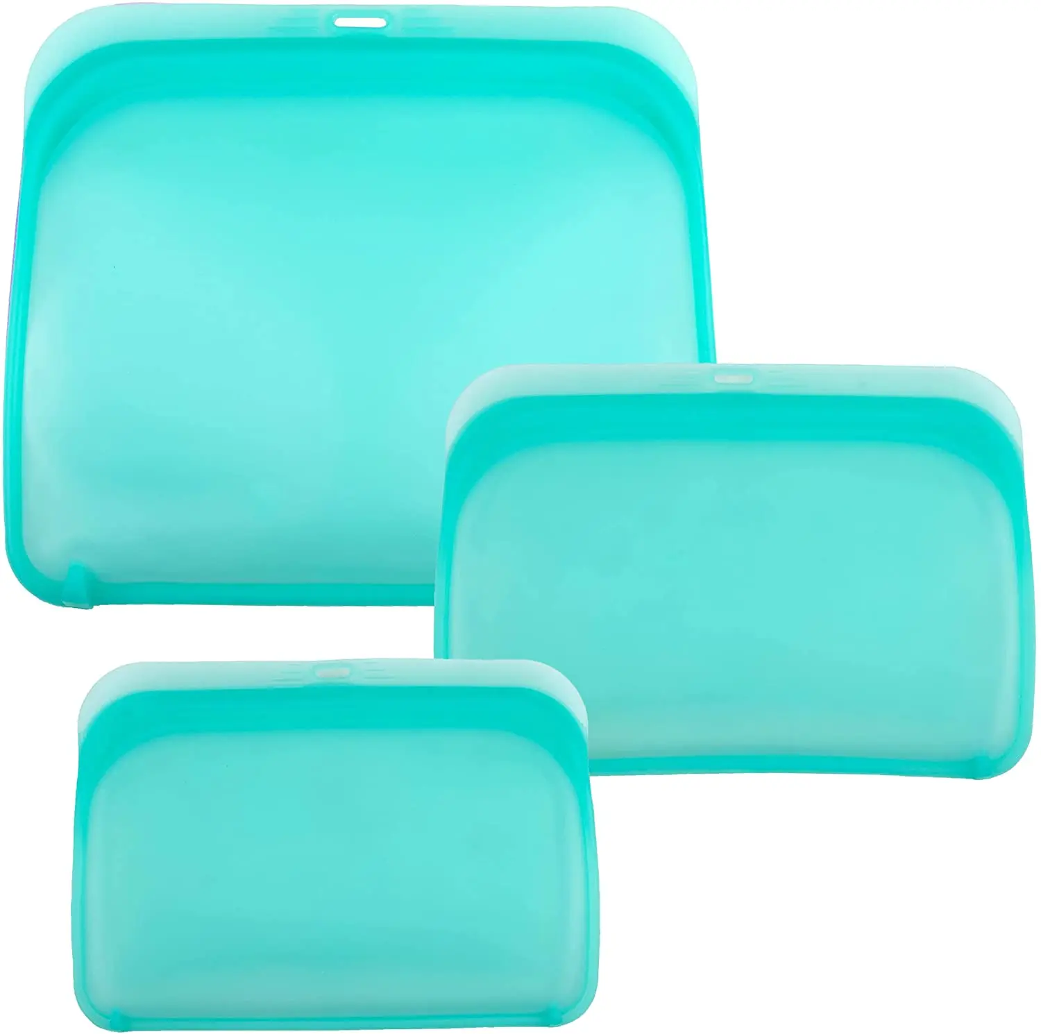 Eco-friendly leak-proof reusable frozen liquid silicone food storage bag Reusable food ziplock bag