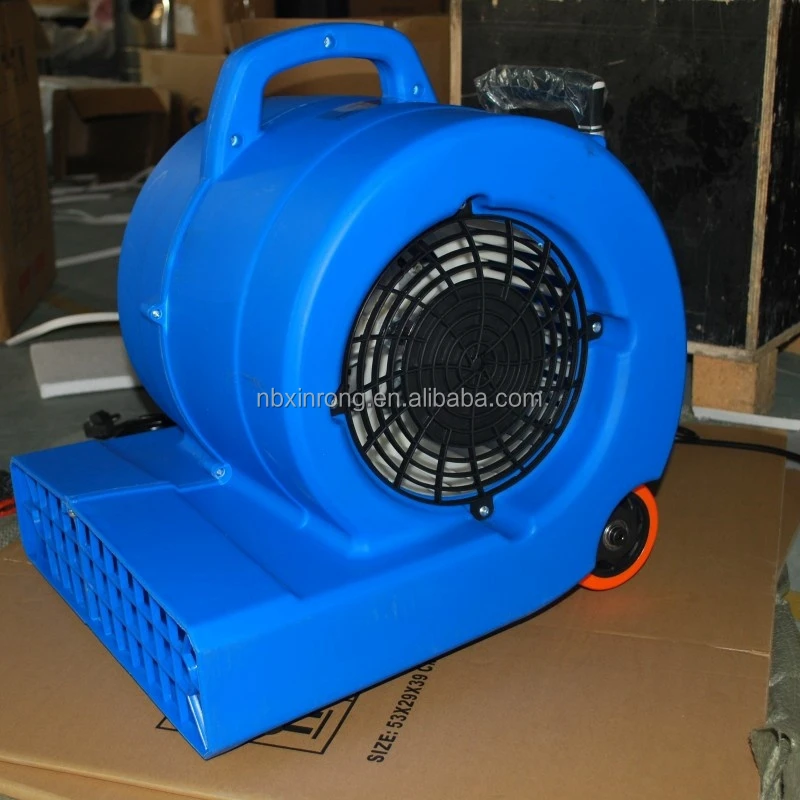 1100W Air Mover Carpet Dryer Floor Fan Blower Air Cooling Fan with Handle and wheel kit