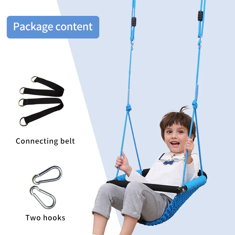 China hot selling baby swing set  and child swing for playground and toddler bedroom
