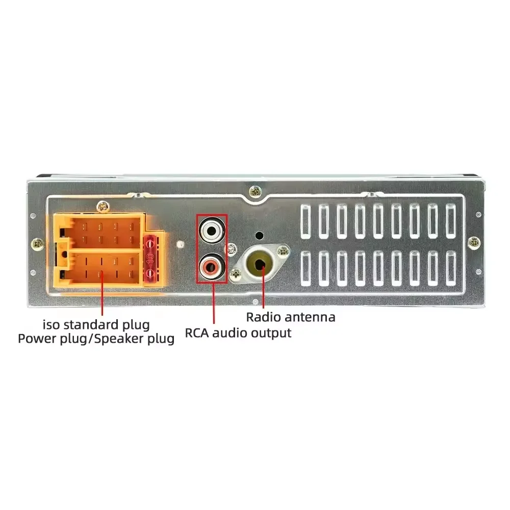 Model D3111 1 Din MP3 Player Car Radio Autoradio With Bluetooth Car Audio Stereo FM TF AUX 7 Color Automotive Multimedia For Car