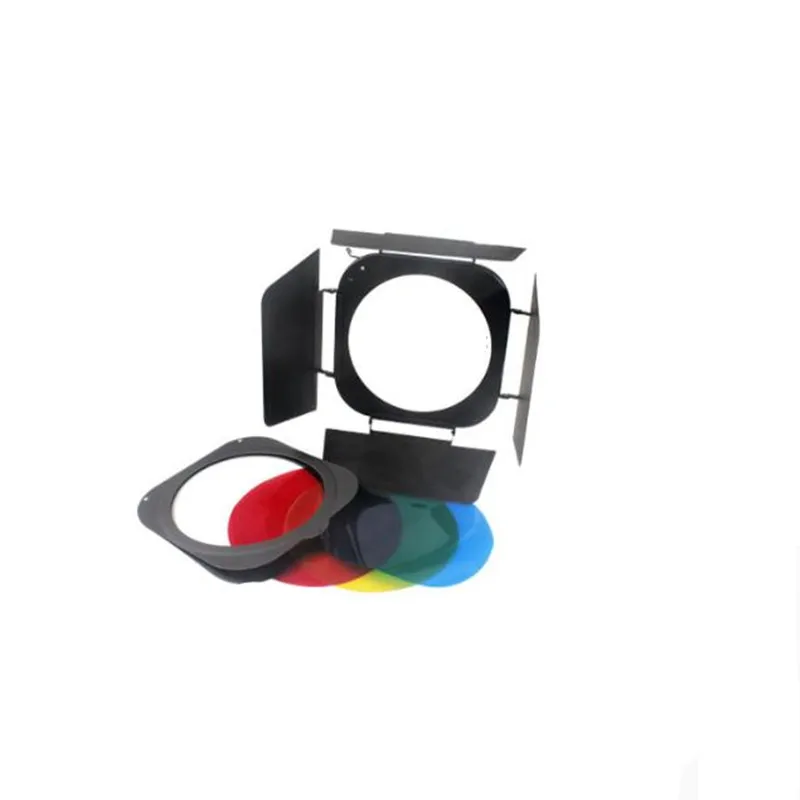 Photographic Equipment Barndoor colored light filters optional baffle Set Shooting Props