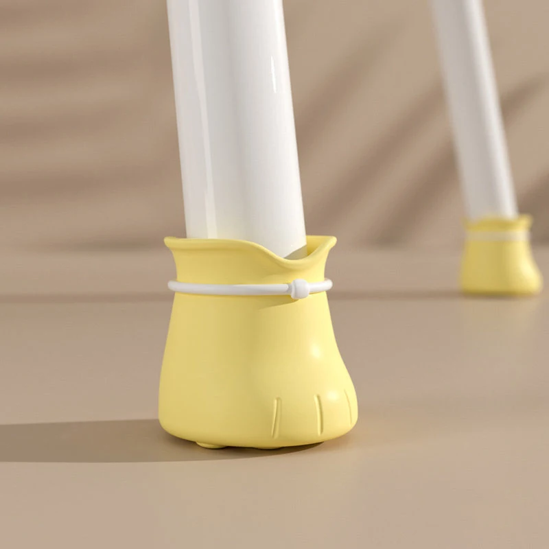 Silicone Chair Leg Feet Pads Furniture Table Covers Socks Floor Protectors Round Bottom Non-Slip Cups Custom Color
