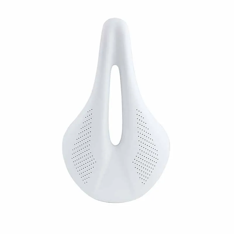 MTB Carbon Bike Saddle with Short Nose 155mm Gel Shell Leather and Carbon Fiber Material Bicycle Saddle Accessories