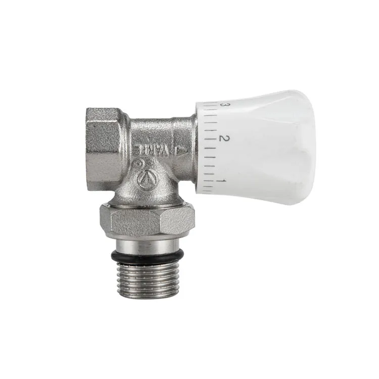 
Varte Brand White Plastic Handle Brass Ball Air Release Radiator Valve 