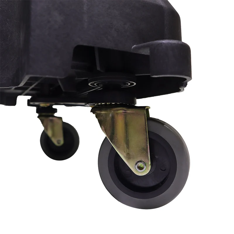 65L Commercial Products Blue Green Beige Grey Stackable with Dolly Waste Bin