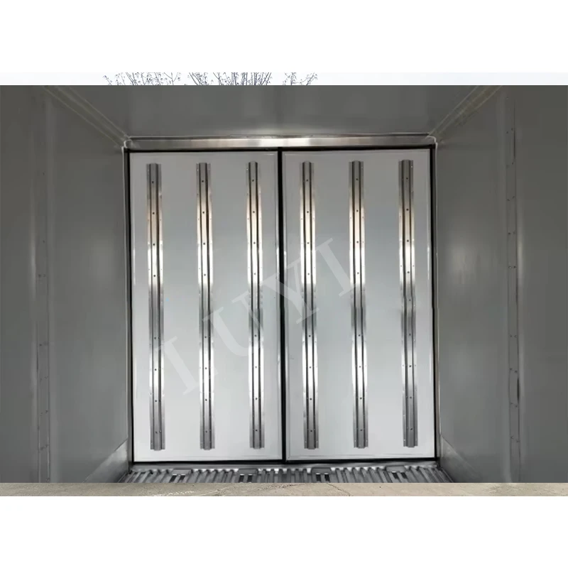 New 40 foot refrigerated container for transporting frozen and refrigerated goods semi trailer