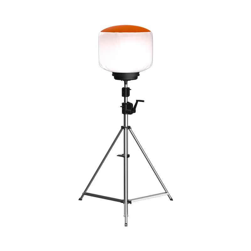 Outdoor Telescopic Mast Inflatable LED Balloon Light Tower with power station for Party Event Film Making rental Lighting