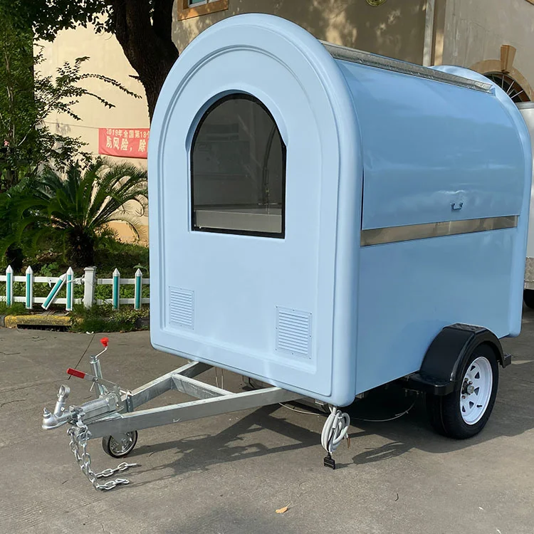 Street Fast Food Trucks Mobile Food Trailer for Sale Breakfast/Snack/Ice Cream Shop