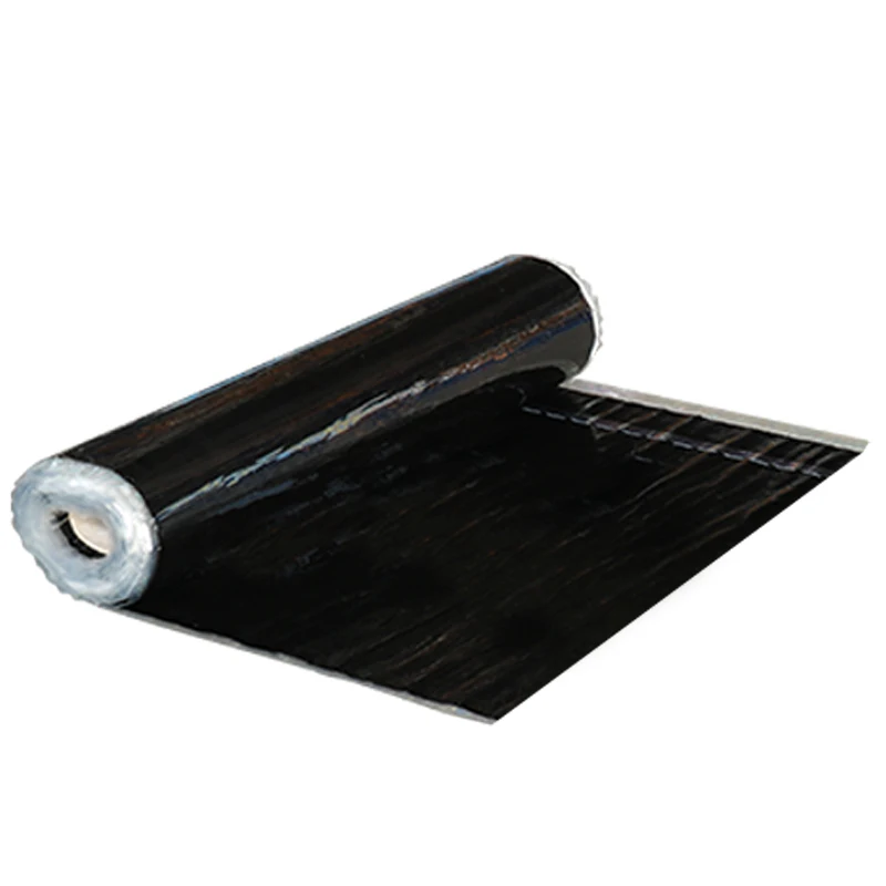 1.2mm Self Adhesive Polymer Modified Asphalt Waterproofing Membrane Bitumen Waterproof Pe Pet Film Fine Sand Isolation Fabric