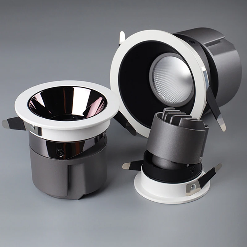 AIER Die-Cast Aluminum Anti-Glare Hidden Indoor Lighting COB Recessed Spot-it Led Downlight Ceiling light For Home Commercial