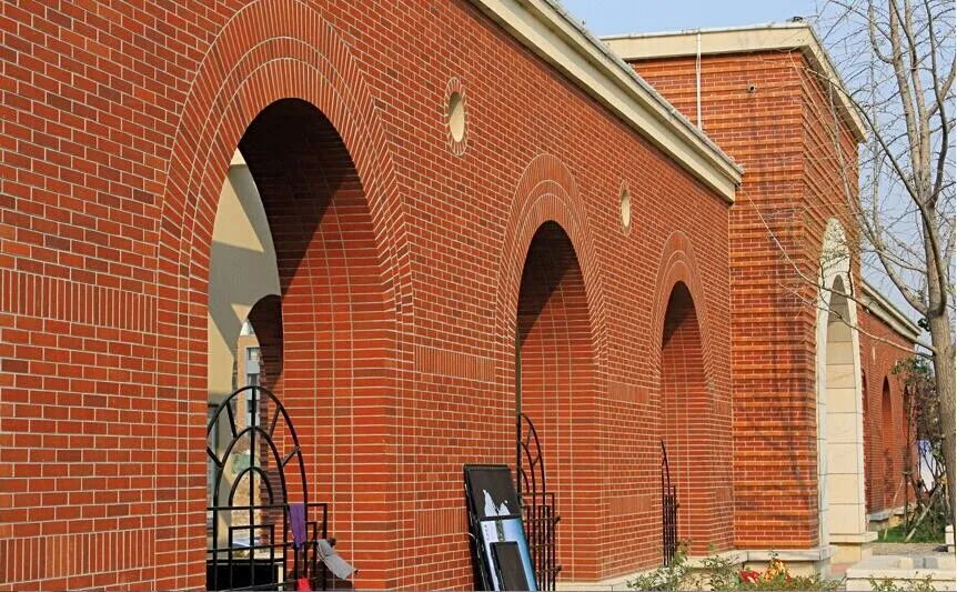 brick outdoor facade wall tiles split tile clinker facade tiles