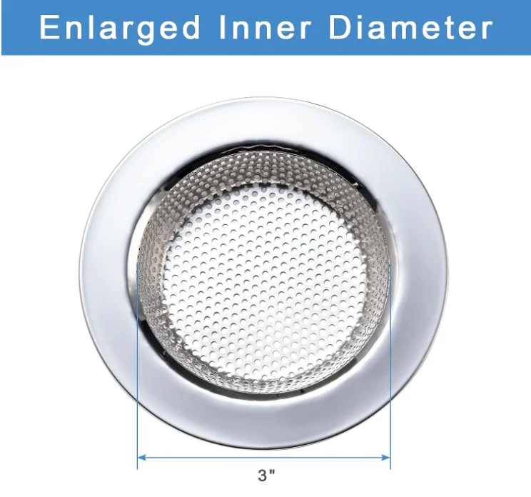 Small Kitchen Accessories Stainless Steel Material Kitchen Sink Strainer High Quality Kitchen Sink Strainer