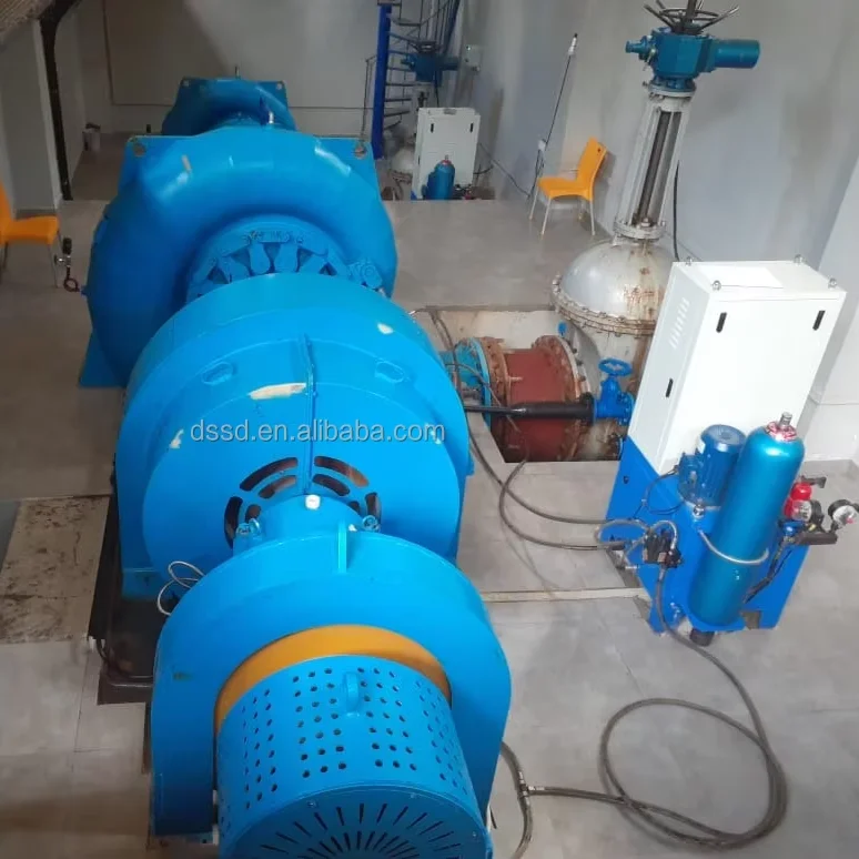 Francis Turbine Hydropower Generator 200kw 500kw 800kw with Stainless Steel Runner for Hydropower Stations Using Water