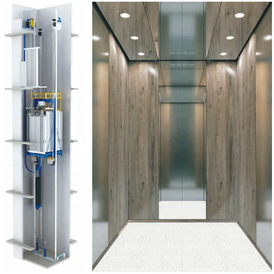 House Style Design Cabin Small Size Elevator Mini Household Lift Elevator for Home 2/3/4 Floor