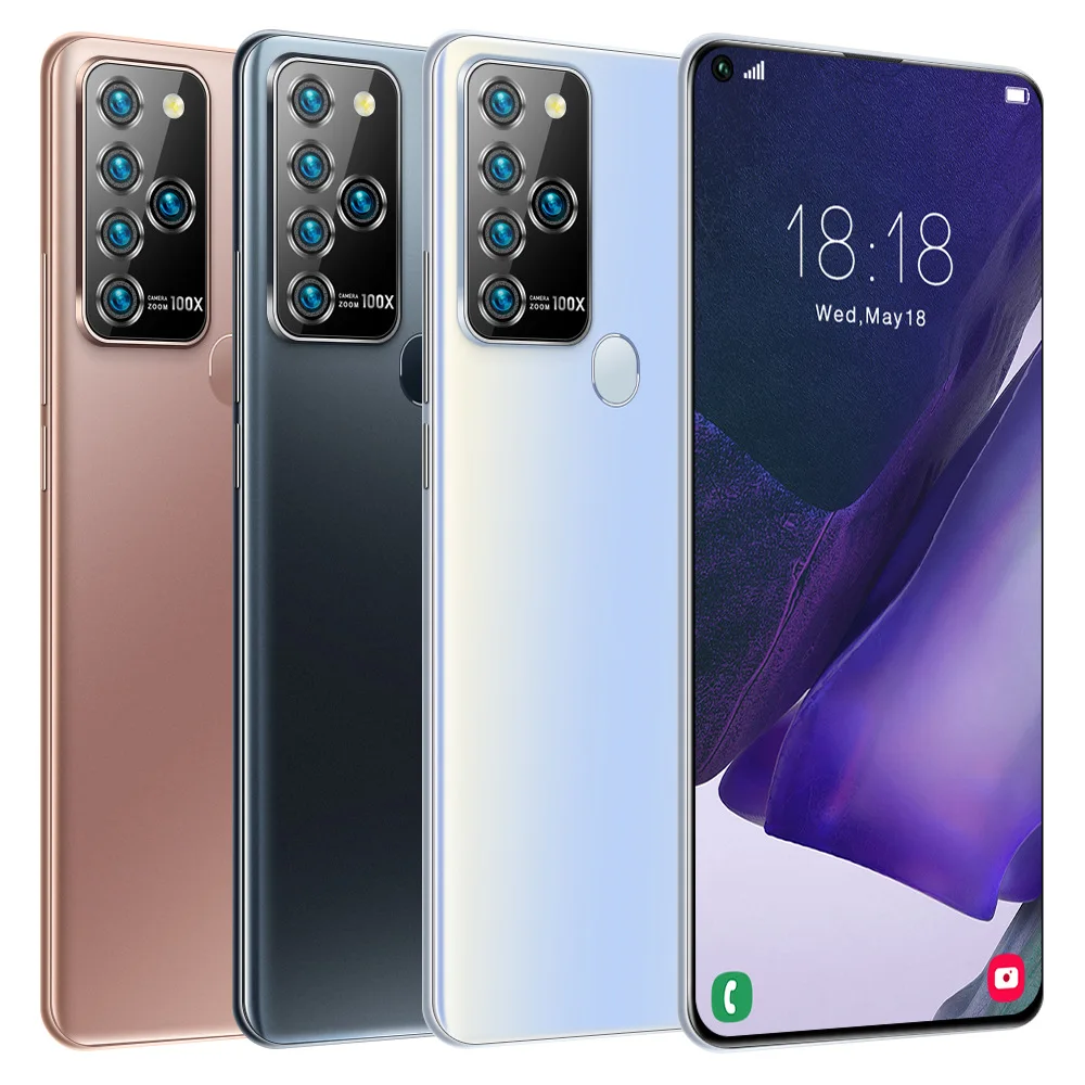 Смартфон Note25U 12 Гб + 512 ГБ OLED-экран 7 2 дюйма Android 10 0 телефон смартфон с разблокировкой по