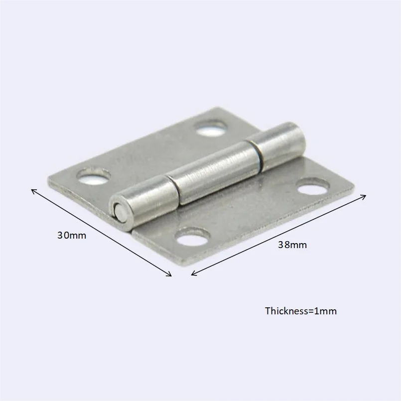 Non-standard stainless steel uneven Leafs butt hinge 304/ 316 For robust and heavy-duty applications